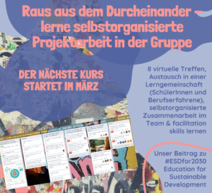 Read more about the article Projektarbeit im digitalen Raum: gemeinsam lernen im Kurs „Raus aus dem Durcheinander“